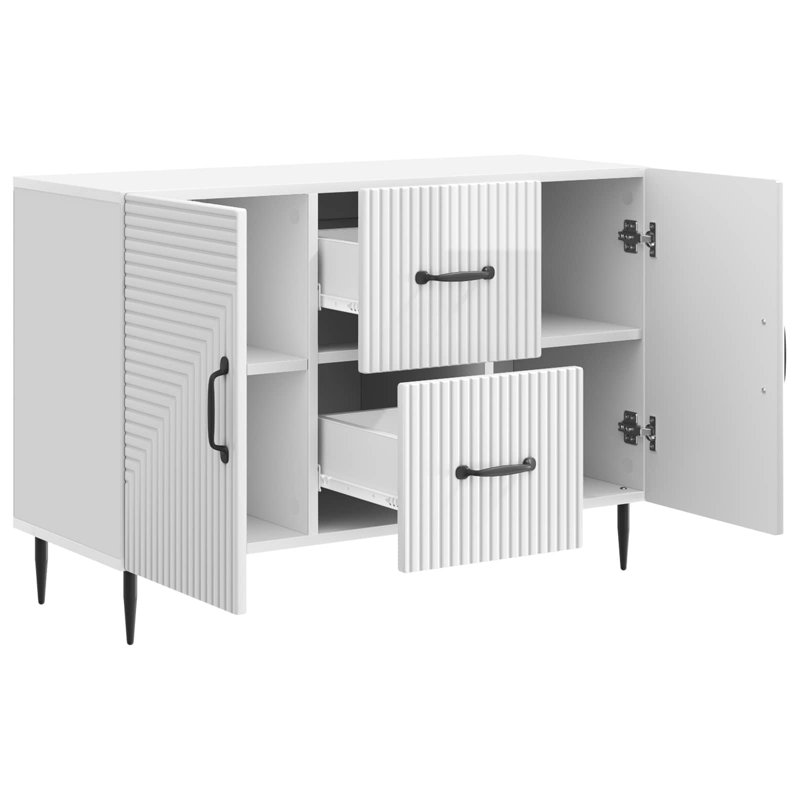 89cm Sideboard, High Gloss White