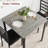 29.1" Square Dining Table Set For 2 - Space Saving Compact Dinette Set For Small Spaces