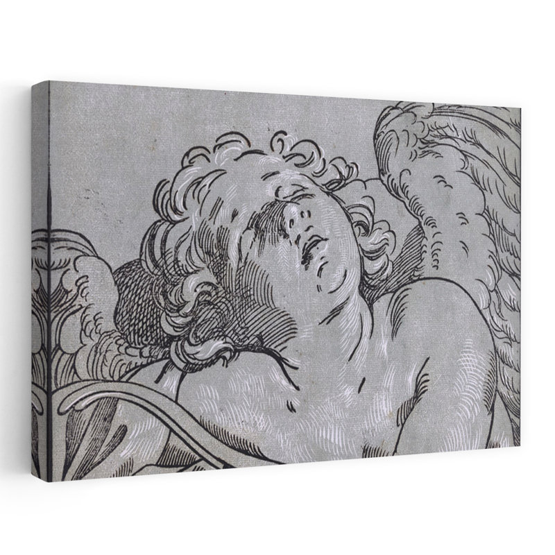 Cupid Abstract Contemporary Art, 32" H x 48" W