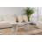Chrisina Modern White Coffee Table, 46.9 x 15.7 x 23.6 inches | 100% Melamine Coated Particle Board, Thickness: 0.7 inches | Stylish Design for Living Room, Durable & Easy to Clean, Perfect for Contemporary Spaces-109178460