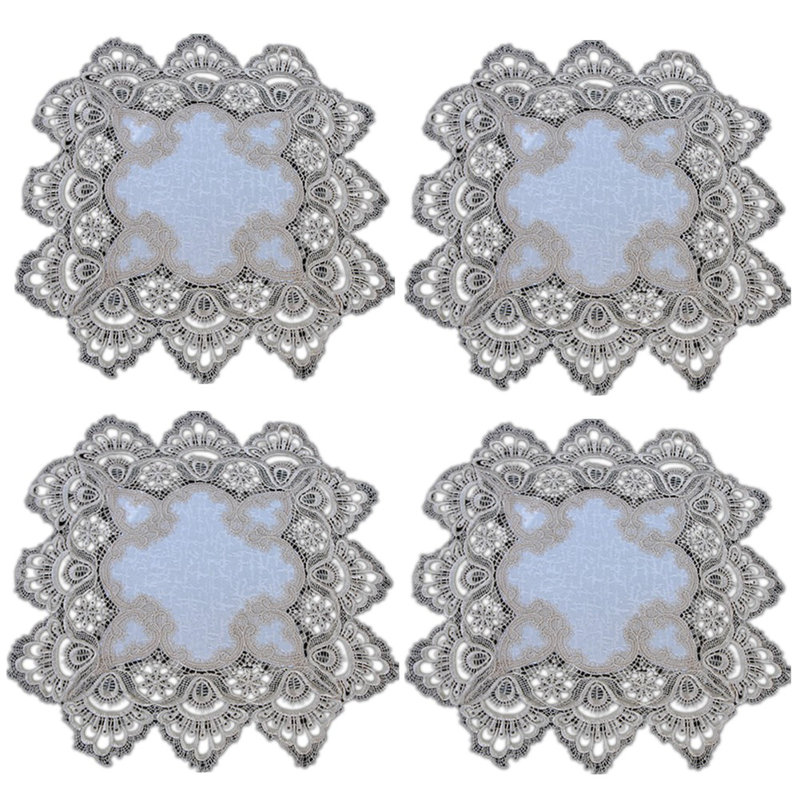 Napperon en dentelle Capri, Beige