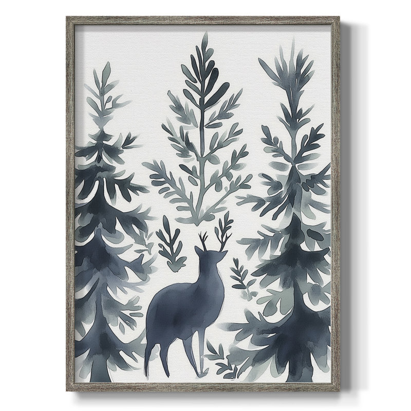 «Christmas Holiday Art», reproduction encadrée Cccxxv - bois massif, H 11 po x l 9 po
