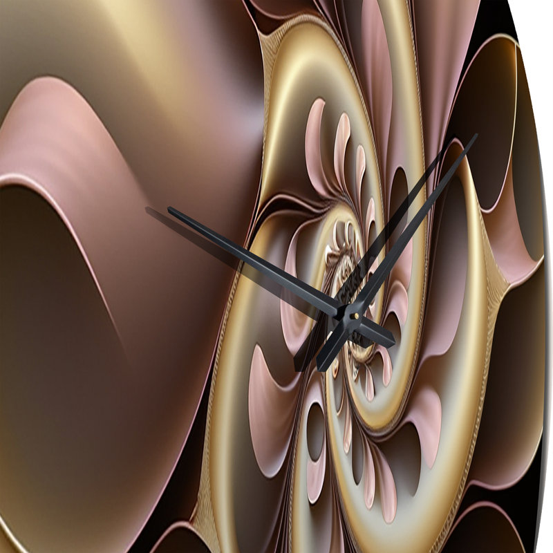 Horloge murale Fractal Spiral, Très grand
