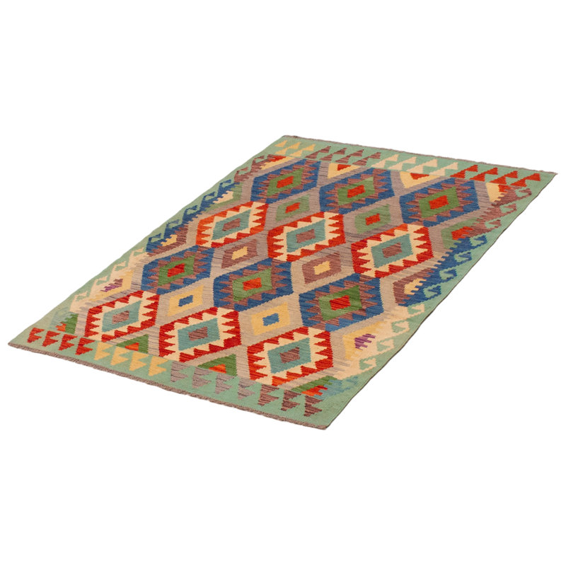 Tapis unique vert clair 4 pi 2 po x 5 pi 9 po