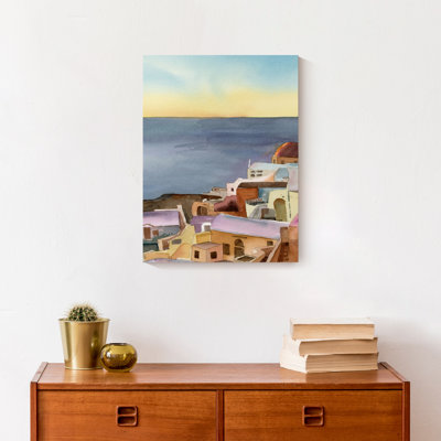 Aquarelle sur toile, Grèce