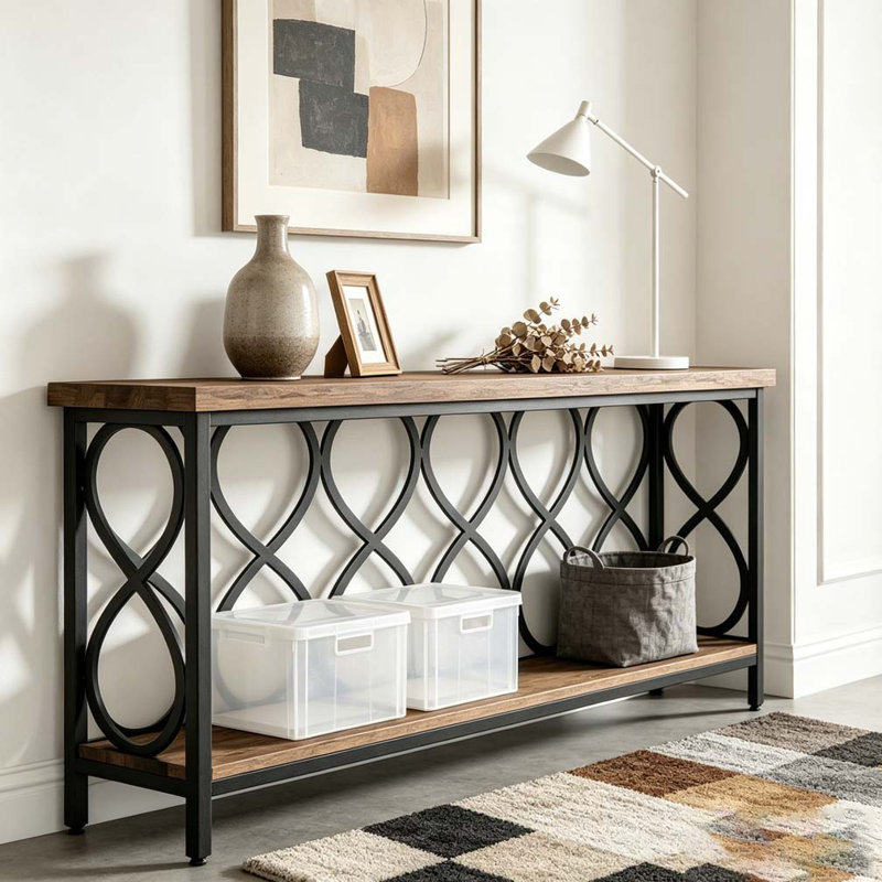2-Tier Plant Stand,Entryway Table,Console Table