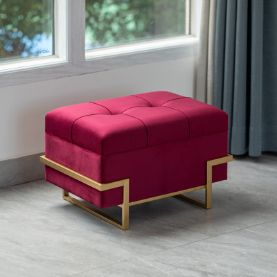 Havenhill Velvet Ottoman