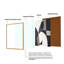 Metal Rectangular Picture Frame with Mat-50103404