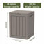 Boîte de rangement pour terrasse extérieure - Armoire en résine durable, imperméable et verrouillable 28-260 gallons pour patio et jardin-111993593-113437654