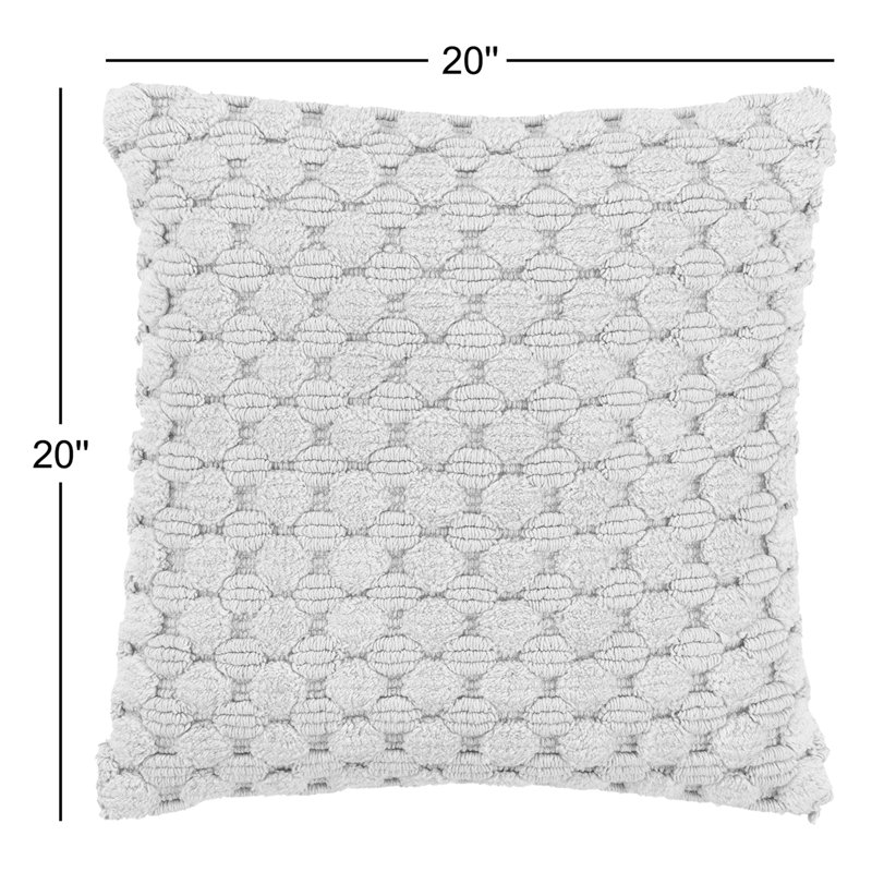 Roya Throw Pillow, Charcoal Gray