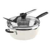 Cuisinart Preferred Pan 4 Piece Set (4.5 Qt. Multi-Purpose Pan with Cover, Steamer, Slotted Turner)