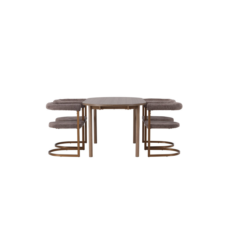 Damondre 4 - Person Dining Set