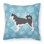 Coussin intérieur/extérieur en flocons d’hiver