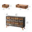 Solid Wood 0 - Door Rectangle Accent Cabinet