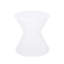 Table d'appoint en fer blanc mat, Breezy Mesh, 18,16 po Profondeur x largeur 18,1 po