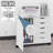 Liutcho Mobilable Wood File Storage Cabinets with Power Outlets and Door Home Office Lateral Filing Cabinet with Lock Printer Stand for Home Office