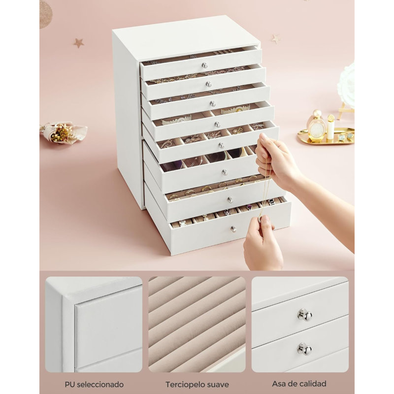 Metal Jewellery Box + Locking