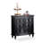 Black Solid Wood Sideboard