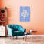 Impression d'art mural bleu et bleu-129772040