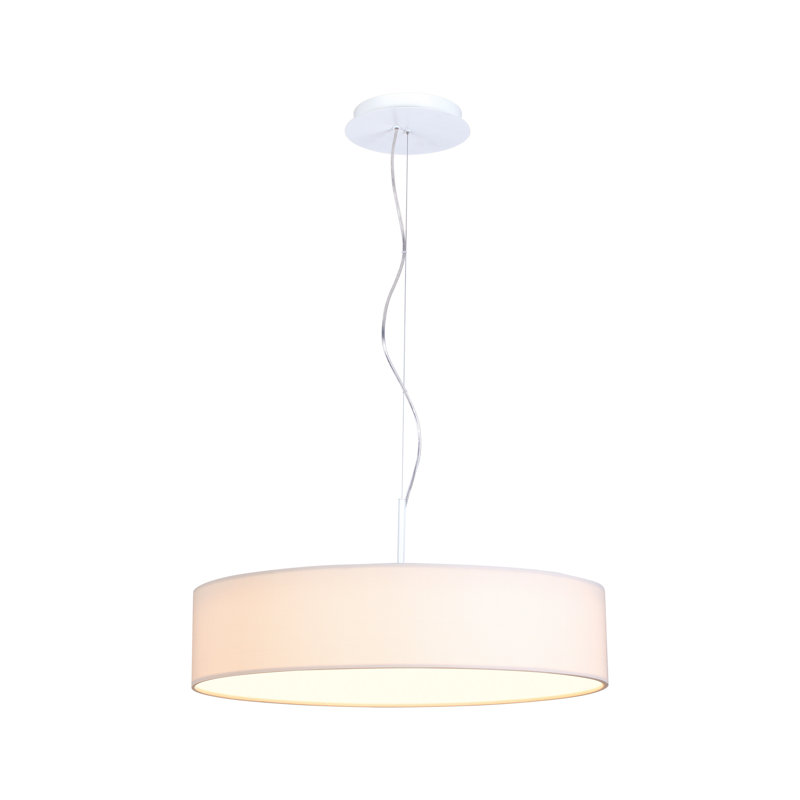 Luminaire suspendu tambour unique à DEL 1 lumière dorismond, 25.59" W x 25.59" D