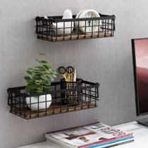 Breara Metal Wall Organizer with Key Hooks