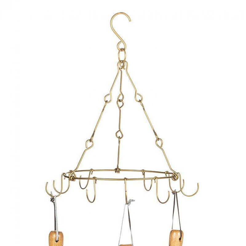 Metal Handcrafted Round Hanging Pot Rack