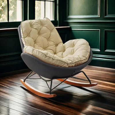 Chaise berçante légère, luxueuse et confortable