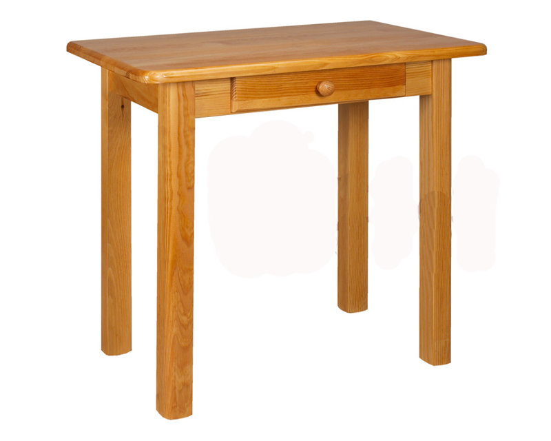 Pine Solid Wood Dining Table, Alder