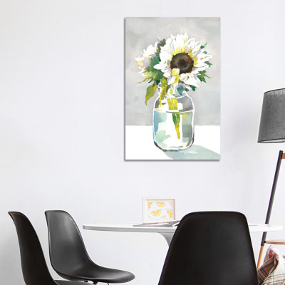 Sunflower I by Theresa Heidel - Wrapped Canvas Print