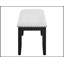 Banc de salle à manger rembourré 1pc