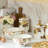 Mocha Check Wild Rose Brown Medium Canister-117020457