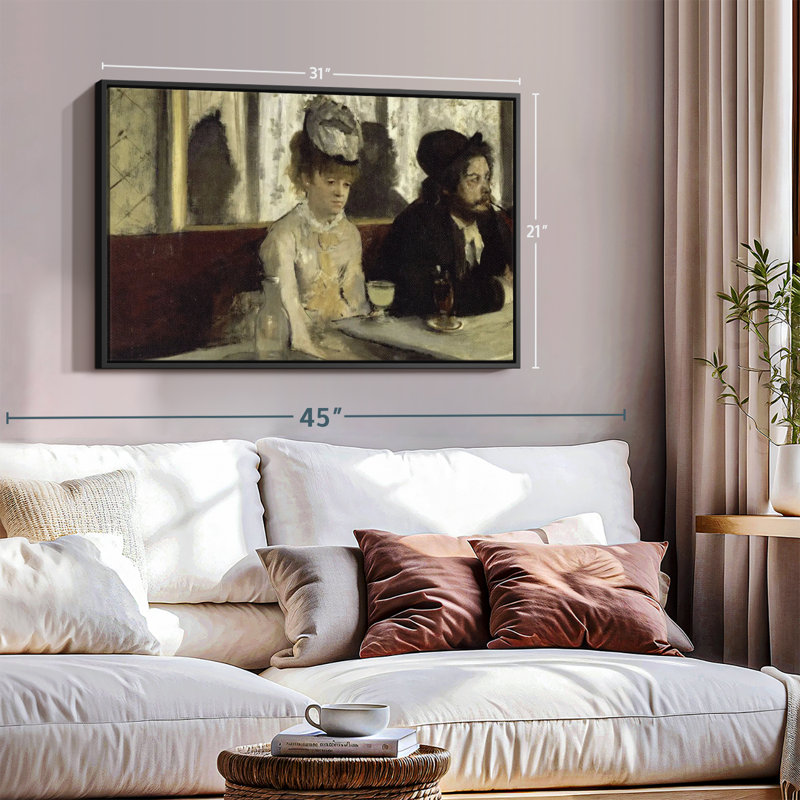 " L'Absinthe Canvas Print ", 21" H x 31" W