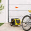 vidaXL Dog Bike Trailer Bicycle Trailer Bike Carriage Oxford Fabric and Iron-92198716-92198719