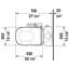 Bol de toilette 1,28 gpf D-Code