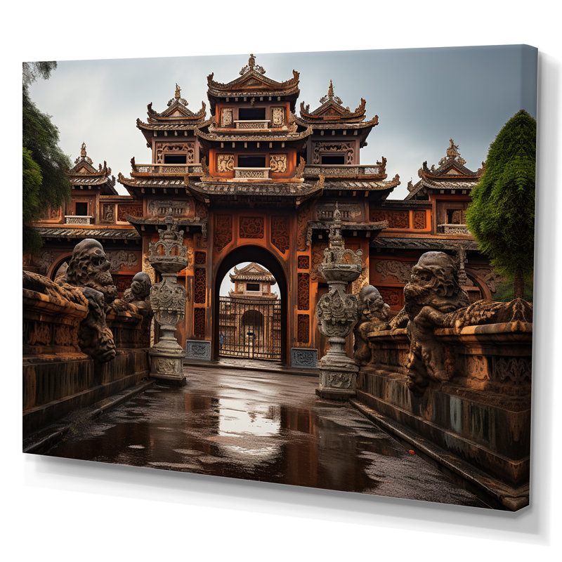 «Vietnam Hue Imperial City II», reproduction sur toile, Toile tendue, H 34 po x l 44 po x P 1,5 po