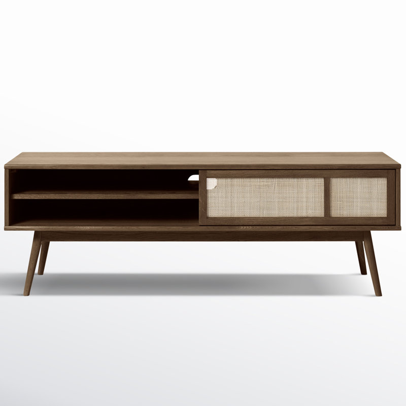 Console média Jaylee, Chêne fumé