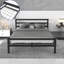 Buhara Metal Platform Bed Frame With Headboard And Footboard, Solid Premium Steel Mesh Base, Under Bed Storage Space, Easy Assembly-730398666-715200722