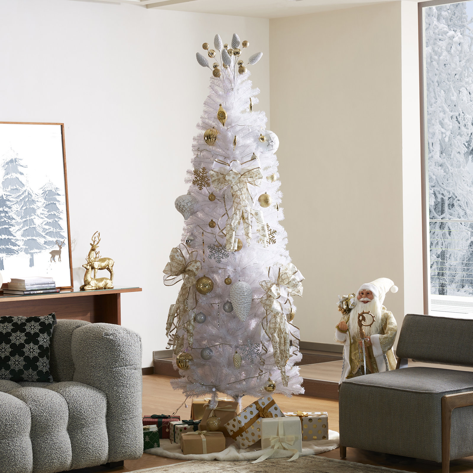 White Pine Christmas Tree, 7.5ft