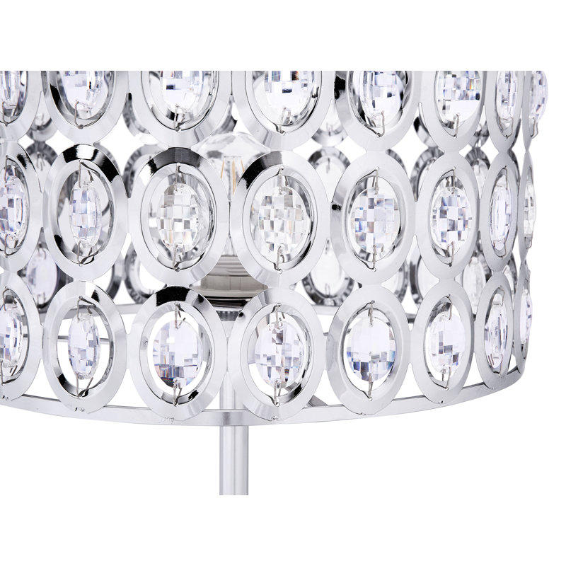Cleveland 160cm Silver Traditional Floor Lamp