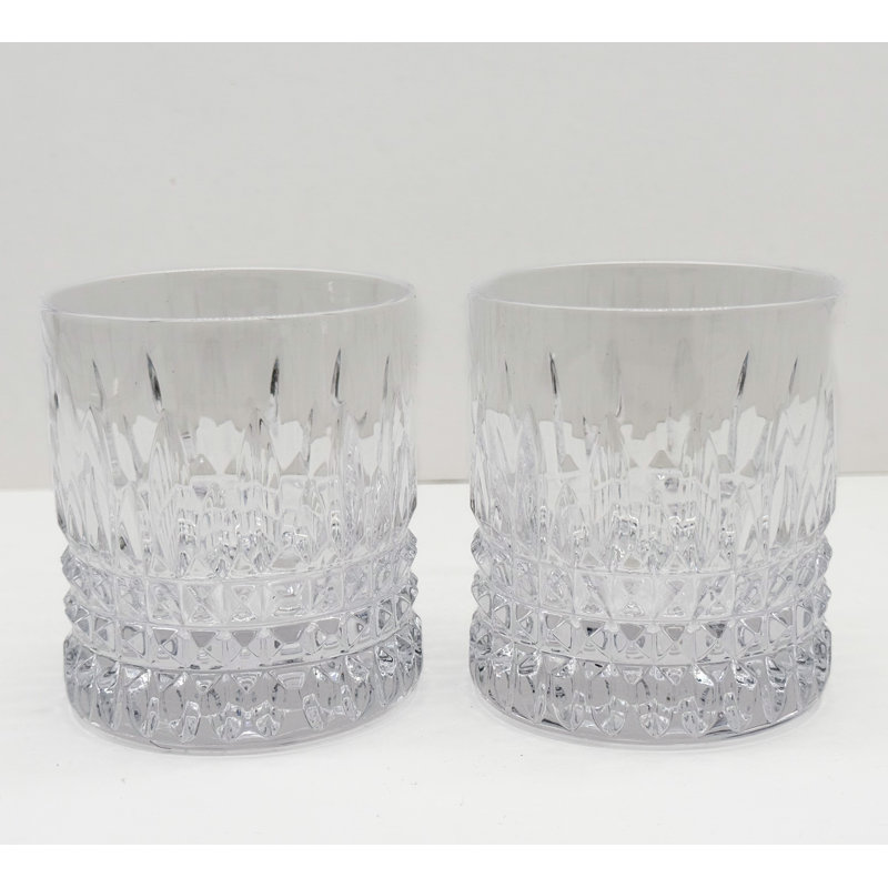 Waterford 1058313 Lismore Connoisseur Diamond Straight Sided Tumbler, 6oz, 2 PK