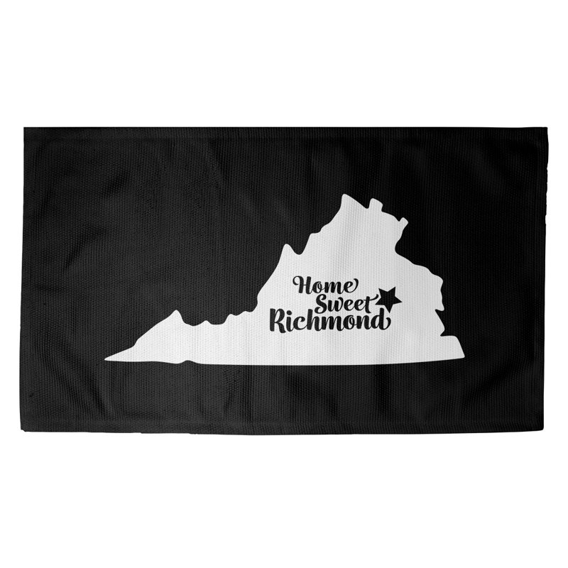 Tapis de zone noire richmond virginie, Rectangle 5 pi x 7 pi