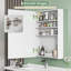 W H Wall Mounted Required Frameless Medicine Cabinet Mirror Adjustable-917715727