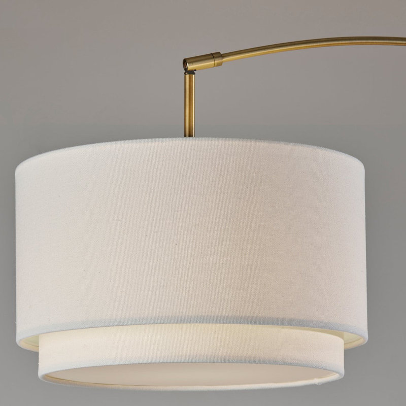 Finley 73.5'' Brass Arched Floor Lamp