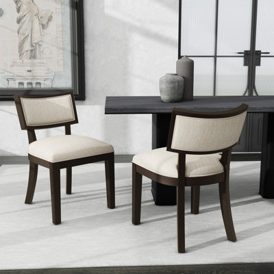 Parinita Fabric Upholstered Side Dining Chairs by Gracie Oaks