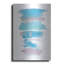 Art mural en métal de luxe «Sideway 2 Pastel» par Farida Zaman, 12 po x 16 po-424408823