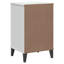 Aayaan 40cm W Plastic Bedside Table-247595596