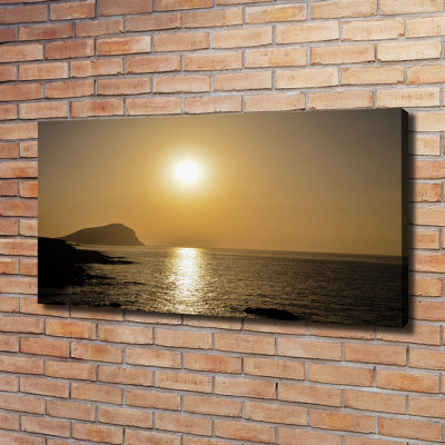 Sunset Sea - No Frame Print on Canvas