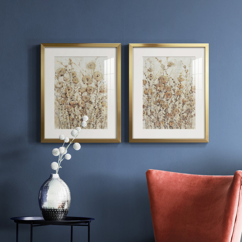 «Garden Edge I», reproduction encadrée de qualité supérieure, prête à être accrochée