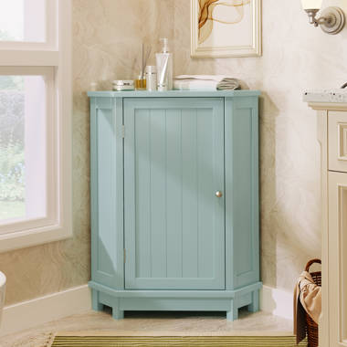 Red Barrel Studio® Stanly Bathroom Floor Cabinet Wooden Storage