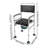 Shower Folding Toilet Safety Seat with Commode